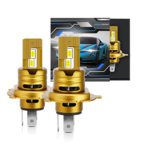 Ampoules de phare LED H4 35 W 3 500 lm 6 500 K (jaune/violet) SH604A1728-09